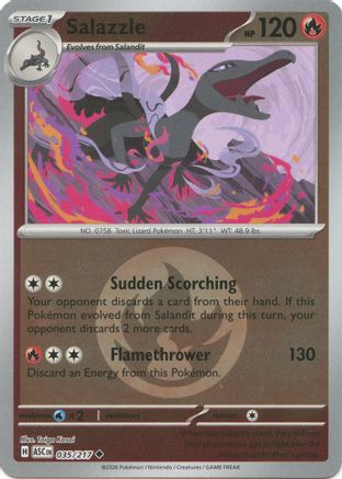 Salazzle (Energy Symbol Pattern) - 035/217 - ME Ascended Heroes Reverse Holofoil