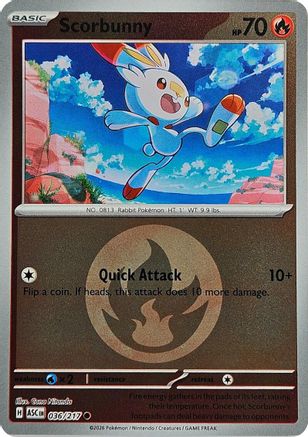 Scorbunny (Energy Symbol Pattern) - 036/217 - ME Ascended Heroes Reverse Holofoil