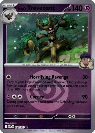 Hop's Trevenant (Energy Symbol Pattern) - 096/217 - ME Ascended Heroes Reverse Holofoil