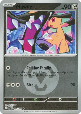 Mawile (Energy Symbol Pattern) - 144/217 - ME Ascended Heroes Reverse Holofoil
