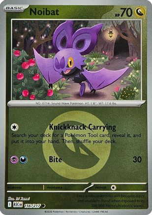 Noibat (Energy Symbol Pattern) - 156/217 - ME Ascended Heroes Reverse Holofoil
