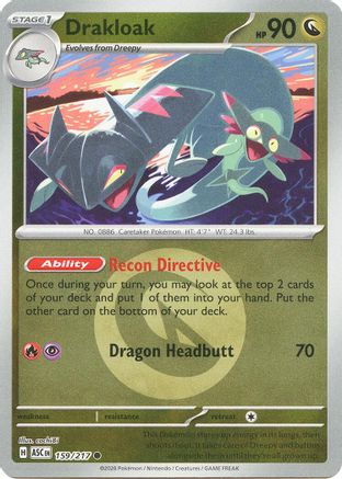 Drakloak (Energy Symbol Pattern) - 159/217 - ME Ascended Heroes Reverse Holofoil