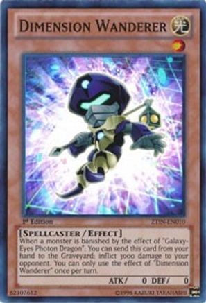 Dimension Wanderer (ZTIN-EN010) - 2013 Zexal Collection Tin 1st Edition
