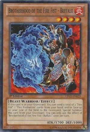 Brotherhood of the Fire Fist - Buffalo (LTGY-EN029) - Lord of the Tachyon Galaxy Unlimited