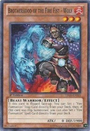 Brotherhood of the Fire Fist - Wolf (LTGY-EN026) - Lord of the Tachyon Galaxy 1st Edition