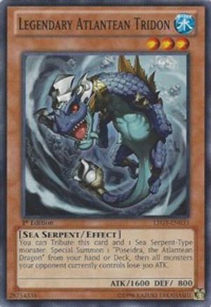 Legendary Atlantean Tridon (LTGY-EN033) - Lord of the Tachyon Galaxy 1st Edition