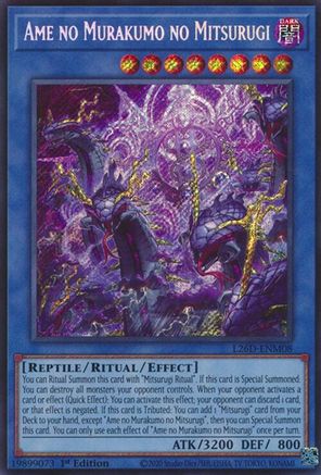 Ame no Murakumo no Mitsurugi (Secret Rare) - L26D-ENM08 - Legendary Modern Decks 2026 1st Edition