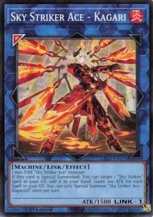 Sky Striker Ace - Kagari (Alternate Art) - L26D-ENS25 - Legendary Modern Decks 2026 1st Edition