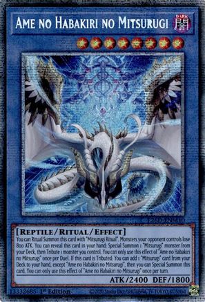 Ame no Habakiri no Mitsurugi (Starlight Rare) - L26D-ENM10 - Legendary Modern Decks 2026 1st Edition