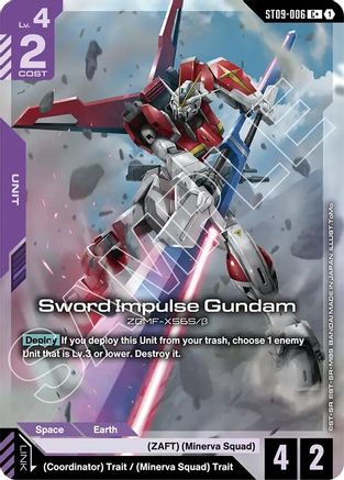 Sword Impulse Gundam (C+) - ST09-006 - Starter Deck 09 Destiny Ignition Holofoil