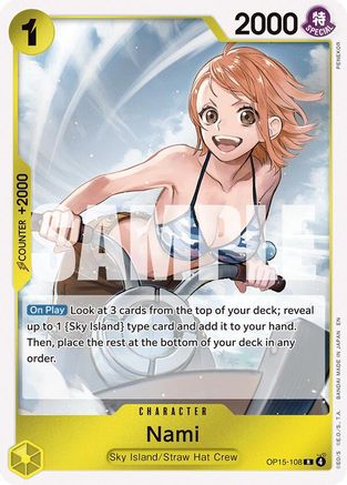 Nami (OP15-108) - Adventure on Kami's Island Foil