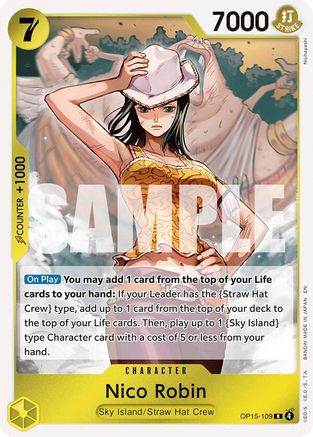 Nico Robin (OP15-109) - Adventure on Kami's Island Foil