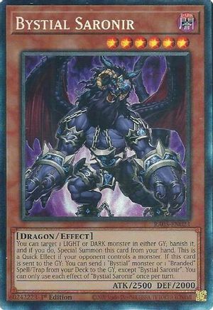 Bystial Saronir (Collector's Rare) - RA05-EN023 - Rarity Collection 5 1st Edition