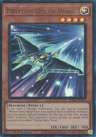 Photon Delta Wing (Ultra Rare) - RA05-EN026 - Rarity Collection 5 1st Edition