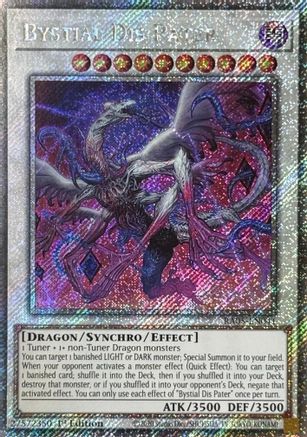 Bystial Dis Pater (Platinum Secret Rare) - RA05-EN041 - Rarity Collection 5 1st Edition