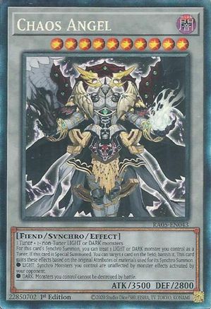 Chaos Angel (PCR) - RA05-EN043 - Rarity Collection 5 1st Edition