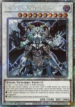 Chaos Angel (Platinum Secret Rare) - RA05-EN043 - Rarity Collection 5 1st Edition