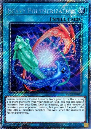 Heavy Polymerization (Platinum Secret Rare) - RA05-EN071 - Rarity Collection 5 1st Edition