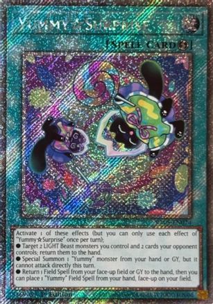YummySurprise (Platinum Secret Rare) - RA05-EN074 - Rarity Collection 5 1st Edition