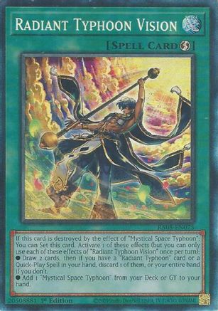Radiant Typhoon Vision (PCR) - RA05-EN075 - Rarity Collection 5 1st Edition