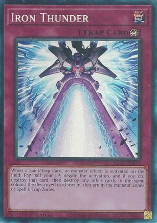 Iron Thunder (Collector's Rare) - RA05-EN079 - Rarity Collection 5 1st Edition