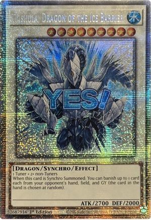 Trishula, Dragon of the Ice Barrier (Starlight Rare) - RA05-EN101 - Rarity Collection 5 1st Edition