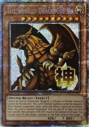 The Winged Dragon of Ra (Starlight Rare) - RA05-EN130 - Rarity Collection 5 1st Edition