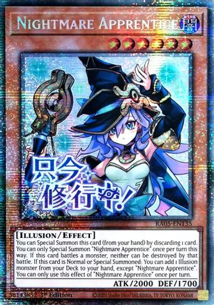 Nightmare Apprentice (Starlight Rare) - RA05-EN135 - Rarity Collection 5 1st Edition