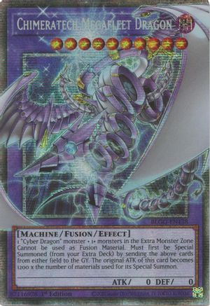 Chimeratech Megafleet Dragon (Extended Art) (Starlight Rare) (BLGG-EN138) - Battles of Legend: Glorious Gallery 1st Edition