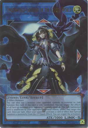 Underworld Goddess of the Closed World (Extended Art) (BLGG-EN144) - Battles of Legend: Glorious Gallery 1st Edition