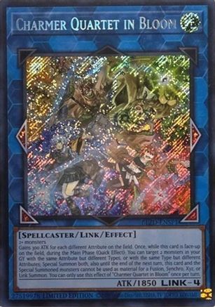 Charmer Quartet in Bloom (Secret Rare) - BLZD-ENSP1 - Blazing Dominion 1st Edition