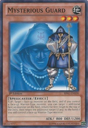 Mysterious Guard (Starfoil) (BP01-EN058) - Battle Pack: Epic Dawn 1st Edition