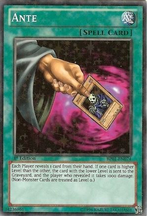 Ante (Starfoil) (BP01-EN074) - Battle Pack: Epic Dawn 1st Edition