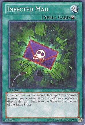 Infected Mail (Starfoil) (BP01-EN085) - Battle Pack: Epic Dawn 1st Edition
