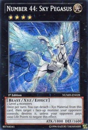 Number 44: Sky Pegasus (NUMH-EN028) - Number Hunters Unlimited
