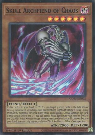 Skull Archfiend of Chaos - CORI-EN002 - Chaos Origins 1st Edition