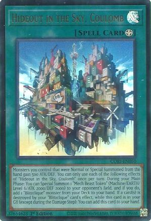 Hideout in the Sky, Coulomb - CORI-EN050 - Chaos Origins 1st Edition