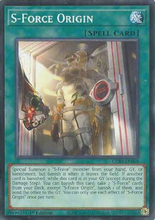 S-Force Origin - CORI-EN058 - Chaos Origins 1st Edition