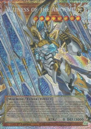 Witness of the Ancient (Starlight Rare) (Extended Art) - CORI-EN081 - Chaos Origins 1st Edition