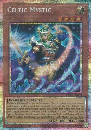 Celtic Mystic (Starlight Rare) - CORI-EN003 - Chaos Origins 1st Edition