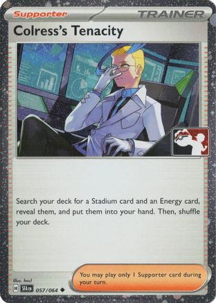 Colress's Tenacity - 057/064 (Cosmos Holo) 57 - Prize Pack Series Cards Holofoil