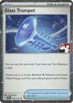 Glass Trumpet - 135/142 (Cosmos Holo) 135 - Prize Pack Series Cards Holofoil