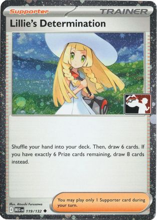 Lillie's Determination - 119/132 (Cosmos Holo) 119 - Prize Pack Series Cards Holofoil