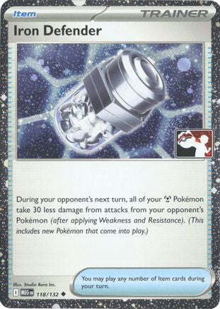 Iron Defender - 118/132 (Cosmos Holo) 118 - Prize Pack Series Cards Holofoil