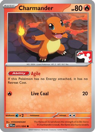 Charmander - 011/094 11 - Prize Pack Series Cards
