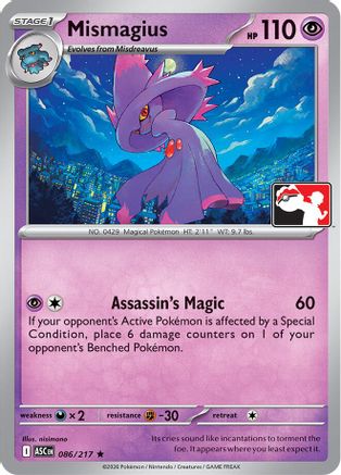 Mismagius - 086/217 86 - Prize Pack Series Cards