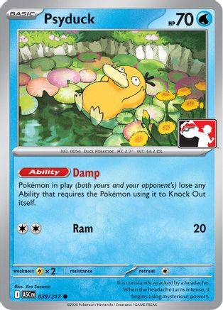 Psyduck - 039/217 39 - Prize Pack Series Cards