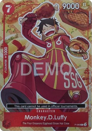 Monkey.D.Luffy - P-080 (P-080) - One Piece Demo Deck Cards