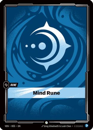 Mind Rune - R03 - Vendetta Foil