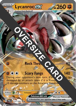 Lycanroc ex 117 - Jumbo Cards Holofoil